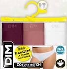 Lot de 3 slip ou boxer - DIM en promo chez Intermarché Calais à 6,49 €