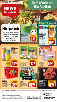 Aktueller REWE Prospekt "Dein Markt" für Oberhausen Aktueller REWE Prospekt für Oberhausen mit Seiten