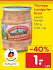 Kraut von Thüringer Landgarten für 1,00 € bei Netto Marken-Discount im Angebot Kraut von Thüringer Landgarten im aktuellen Netto Marken-Discount Prospekt