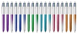 Promo BIC 4 Couleurs Shine - Stylo à bille 4 couleurs - disponible dans différentes couleurs à 2,99 € dans le catalogue Bureau Vallée à Arras