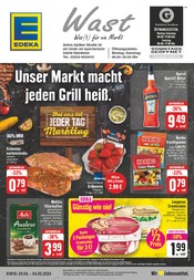 Aktueller EDEKA Supermarkt Prospekt in Nieheim und Umgebung, "Aktuelle Angebote" mit 24 Seiten, 29.04.2024 - 04.05.2024