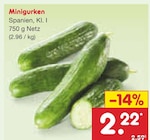 Minigurken für 2,22 € bei Netto Marken-Discount im Angebot Minigurken im aktuellen Netto Marken-Discount Prospekt