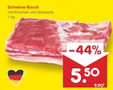 Schweine-Bauch Angebote bei Netto Marken-Discount Hof für 5,50 €
