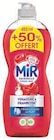 Liquide Vaisselle - Mir en promo chez U Express Vannes à 1,50 €