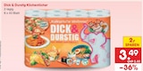 Dick & Durstig Küchentücher für 3,49 € bei Netto Marken-Discount im Angebot Dick & Durstig Küchentücher im aktuellen Netto Marken-Discount Prospekt