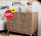 Commode - Maxi Bazar à Saint-Maur-des-Fossés Commode en promo chez Maxi Bazar Saint-Maur-des-Fossés à 109,99 €