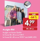 Acrylglas-Bild 30 x 20 cm für 4,99 € bei ALDI Nord im Angebot Acrylglas-Bild 30 x 20 cm im aktuellen ALDI Nord Prospekt