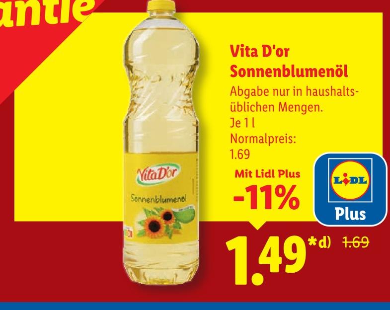 Sonnenblumenöl