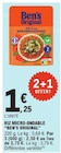 Riz micro-ondable - BEN'S ORIGINAL en promo chez E.Leclerc Mâcon à 1,25 €