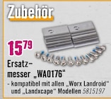 Aktuelle Rasenmäher Angebote bei Hornbach in Leipzig Aktuelles Ersatzmesser „WA0176“ Angebot bei Hornbach in Leipzig ab 15,79 €