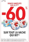 Promo -60% remise immédiate sur le 2ème sur tout la vache qui rit à  dans le catalogue Intermarché Contact à Groix