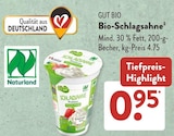 Aktuelles Bio-Schlagsahne Angebot bei ALDI SÜD in Ulm ab 0,95 €