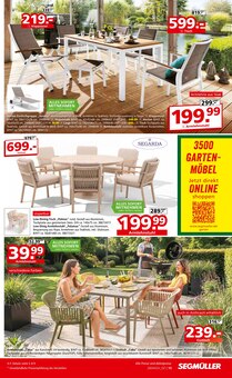 Gartenmöbel im aktuellen Segmüller Prospekt (München) Gartenmöbel im Segmüller Prospekt "SEGMÜLLER Highlight Angebote" mit 48 Seiten (München)