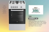 Cuisinière gaz - BEKO en promo chez Blanc Brun Rueil-Malmaison à 349,90 €