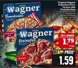 Original Steinofen Pizza, Pizzies oder Flammkuchen Angebote von Wagner bei Marktkauf Bautzen für 1,59 €