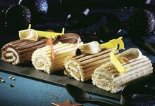 Bûchettes crème au beurre assorties*** - Géant Casino à Colombes Bûchettes crème au beurre assorties*** en promo chez Géant Casino Colombes à 5,95 €