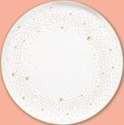 Assiettes dorées - MESSA BELLA en promo chez Netto Antony à 3,50 €