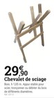 Chevalet de sciage - Espace Emeraude à Brest Chevalet de sciage en promo chez Espace Emeraude Brest à 29,90 €