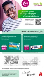mea - meine apotheke Apotheken Prospekt der aktuellen Woche mit 4 Seiten, gültig von 01.06.2026 bis 30.06.2026, in Stelle und Umgebung Aktueller mea - meine apotheke Apotheken Prospekt in Stelle und Umgebung, "Unsere Juni-Angebote" mit 4 Seiten, 01.06.2026 - 30.06.2026