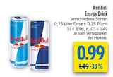 Energy Drink im Angebot bei diska in Amberg Energy Drink Angebote von Red Bull bei diska Amberg für 0,99 €