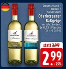 EDEKA Troisdorf - Oberbergener Baßgeige Angebot im Prospekt Oberbergener Baßgeige bei EDEKA im Troisdorf Prospekt für 2,99 €