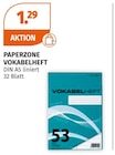 Aktuelles VOKABELHEFT Angebot bei Müller in Heidelberg ab 1,29 €
