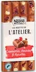 Tablette de chocolat les recettes de l'atelier lait cranberries amandes et noisettes - NESTLÉ en promo chez Intermarché Saint-Quentin à 0,94 €