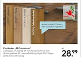 Vinylboden „SPC Ambiente“ von Specht Vinylboden im aktuellen Hellweg Prospekt