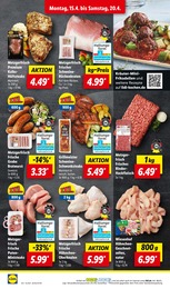 Steak Angebot im aktuellen Lidl Prospekt auf Seite 4