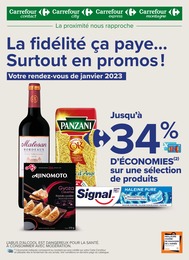 Prospectus Carrefour Proximité, "La fidélité ça paye... Surtout en promos!",  pages, 01/01/2023 - 31/01/2023