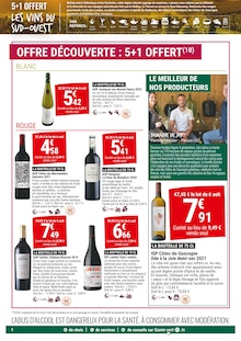 Prospectus Gamm vert à Mauriac, "Foire aux vins", 4 pages de promos valables du 16/10/2024 au 11/11/2024