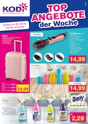 KODi Discounter Prospekt der aktuellen Woche mit 2 Seiten, gültig von 26.05.2026 bis 30.05.2026, in Hofheim und Umgebung Aktueller KODi Discounter Prospekt in Hofheim und Umgebung, "DER HAUSHALTSDISCOUNTER" mit 2 Seiten, 26.05.2026 - 30.05.2026