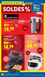 Prix et réduction Appareil Croque-Monsieur dans le prospectus Lidl en cours Offre Appareil Croque-Monsieur dans le catalogue Lidl du moment à la page 38