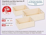 Stapel kiste aus Birke Sperrholz im V-Markt Prospekt Stapel kiste aus Birke Sperrholz von im aktuellen V-Markt Prospekt für 3,99 €