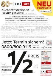 XXXLutz Möbelhäuser Prospekt für Handeloh: "Küchentesterinnen und -tester gesucht!", 4 Seiten, 19.05.2025 - 01.06.2025