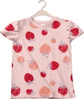 T-Shirt mit Erdbeer-Muster, rosa, Gr. 116 von ALANA im aktuellen dm-drogerie markt Prospekt