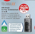 USB-Dongle Car Play- & Android Auto TX-346 von TECHNAXX im aktuellen V-Markt Prospekt