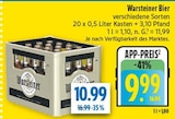 Bier Angebote von Warsteiner bei diska Radeberg für 9,99 €
