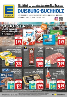 Aktueller EDEKA Prospekt für Duisburg mit  Seiten