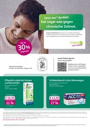 mea - meine apotheke Prospekt "Unsere Januar-Angebote", 4 Seiten, 01.01.2025 - 01.01.2025 Aktueller mea - meine apotheke Prospekt, "Unsere Januar-Angebote", mit Angeboten der Woche, gültig von 01.01.2025 bis 01.01.2025