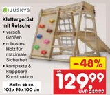 Klettergerüst mit Rutsche Angebote von Juskys bei Netto Marken-Discount Warendorf für 129,99 €