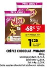 Crêpes Chocolat - Whaou ! à 1,25 € dans le catalogue Supeco