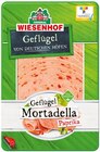 Aktuelles Geflügel Mortadella Paprika Angebot bei REWE in Lübeck ab 1,19 €