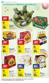 Promos Heineken dans le catalogue "Un repas de fête à prix Pâques Croyable !" de Carrefour Market à la page 42