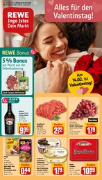 REWE Prospekt "Dein Markt", 31 Seiten, 10.02.2025 - 10.02.2025 Aktueller REWE Prospekt, "Dein Markt", mit Angeboten der Woche, gültig von 10.02.2025 bis 10.02.2025