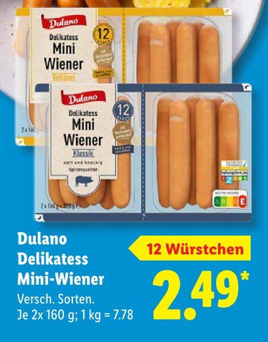 Delikatess Mini-Wiener Klassik
