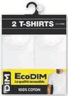 Lot de 2 Tee Shirts Homme - EcoDIM en promo chez Super U Creil à 11,83 €