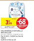 Eau minérale naturelle - Wattwiller - Intermarché à Aulnay-sous-Bois Eau minérale naturelle - Wattwiller en promo chez Intermarché Aulnay-sous-Bois à 1,27 €