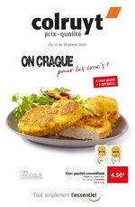 Catalogue Colruyt "On craque pour les croc's !", 16 pages, à Oeutrange, 15/01/2020 - 26/01/2020 Prospectus Colruyt "On craque pour les croc's !", 16 pages, à Oeutrange, 15/01/2020 - 26/01/2020