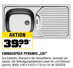 EINBAUSPÜLE PYRAMIS „CA1“ im Angebot bei OBI in Landshut EINBAUSPÜLE PYRAMIS „CA1“ Angebote bei OBI Landshut für 39,99 €